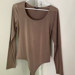 Long sleeve express bodysuit